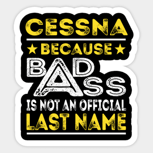 CESSNA Sticker